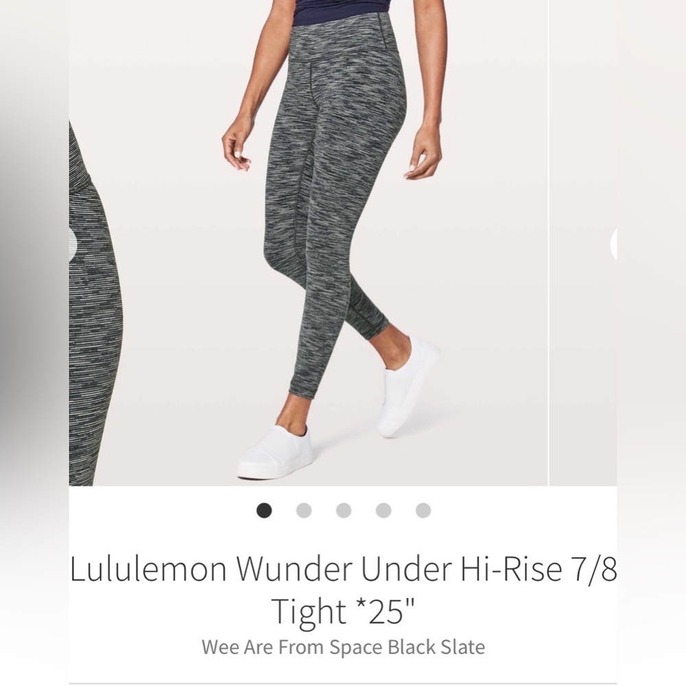 Lululemon Wunder Under High Rise 25”